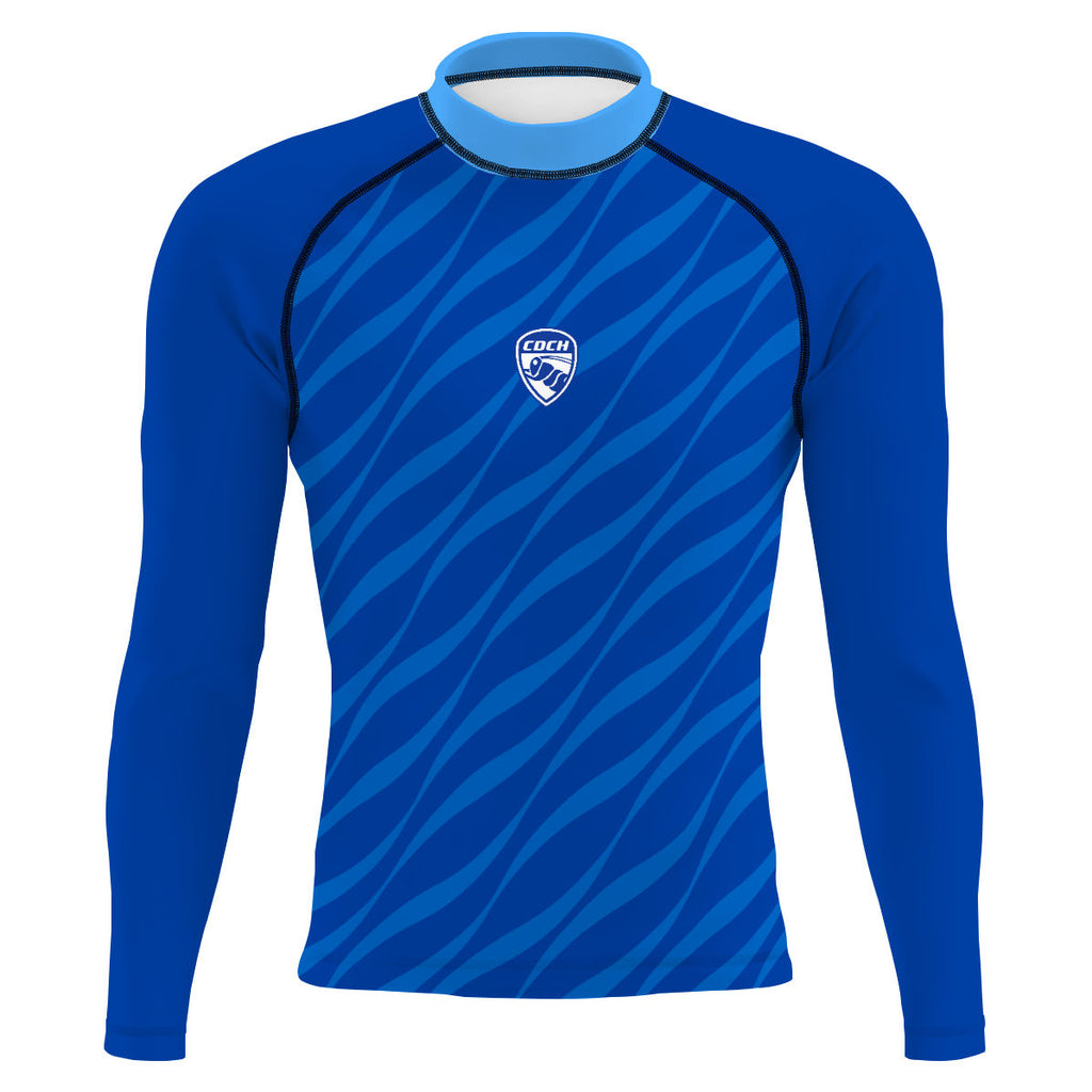 CDCH - Azul - Men's Surf UPF50+ Long Sleeve Rash Guard