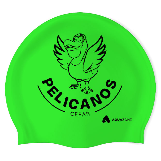 Pelicanos (NEG/02) - Classic Silicone Swimming Cap