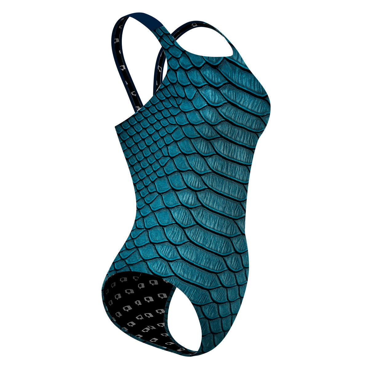 Blue snake - Classic Strap Swimsuit