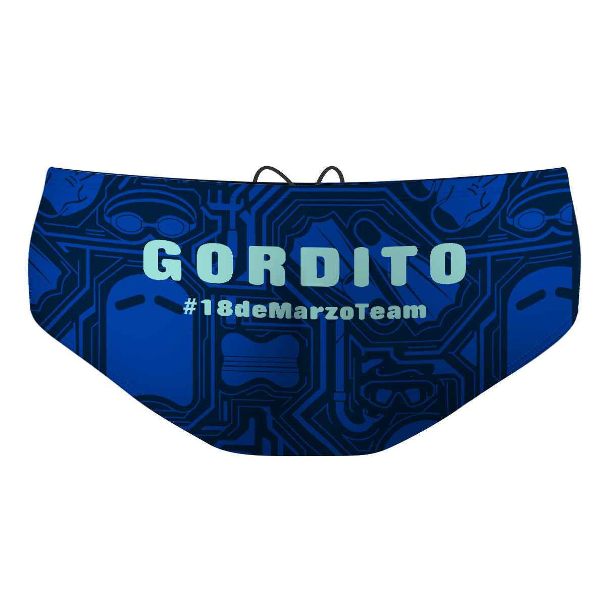 18 de Marzo - Azul - Classic Brief Swimsuit