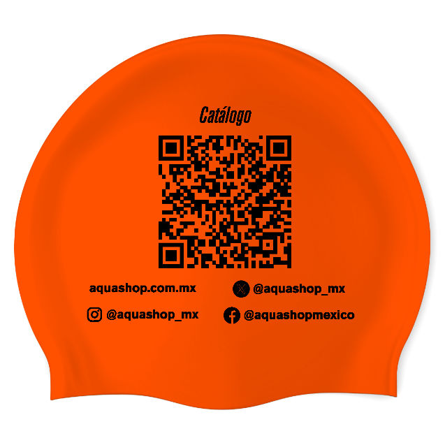 Gorra Promocional Expo Club (ORG/02) - Gorra Redonda de Silicón para Natación