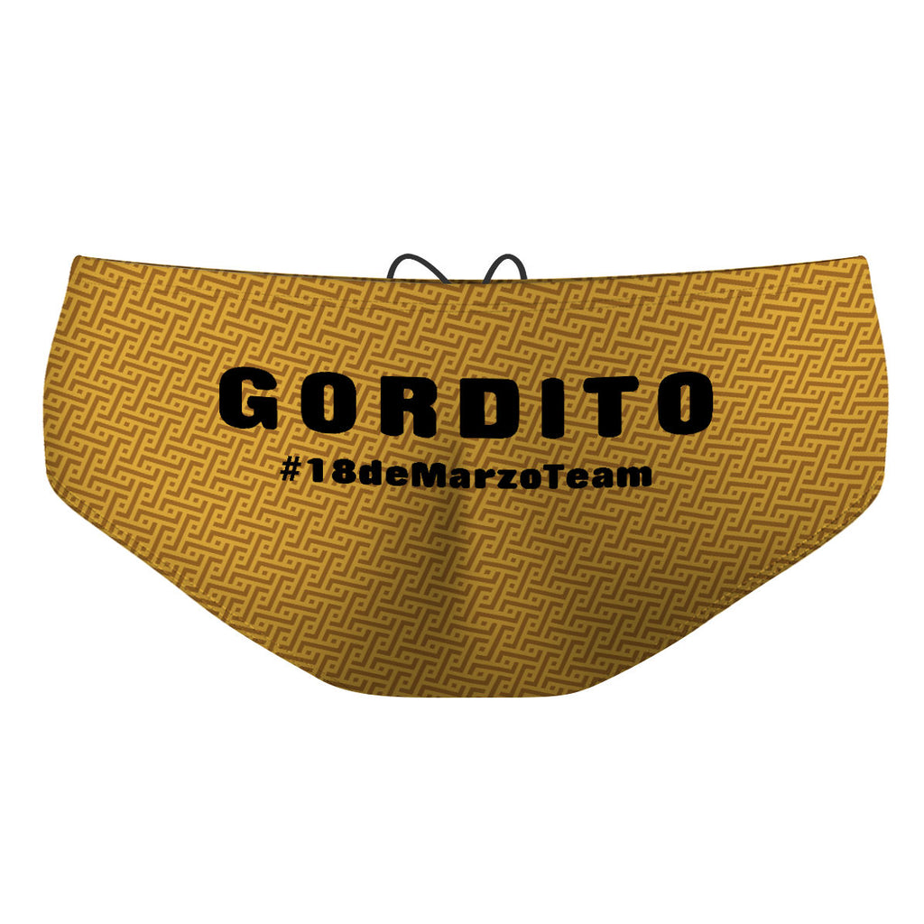 18 de Marzo - Dorado - Classic Brief Swimsuit