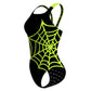 Neon Web - Classic Strap Swimsuit