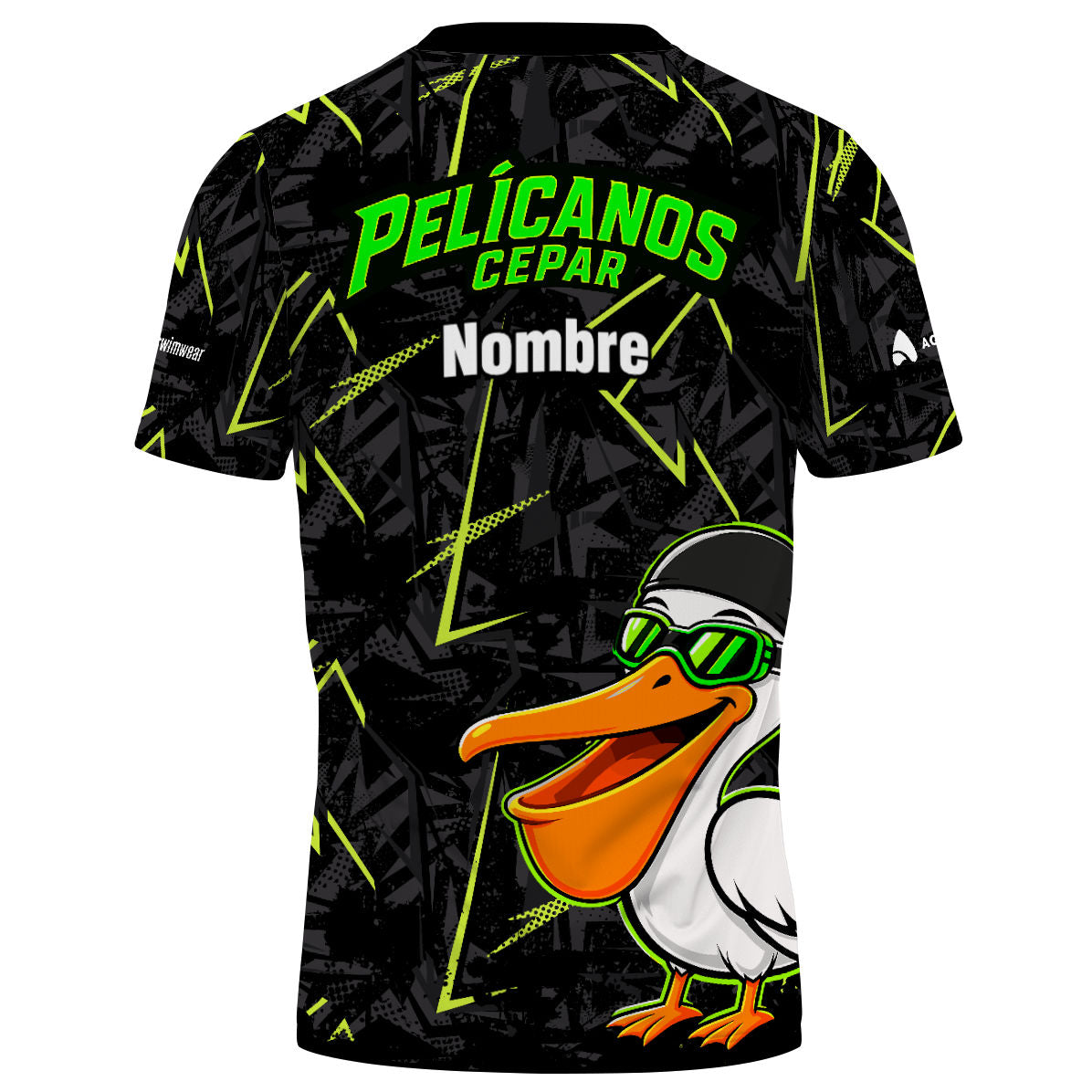 Acuatica Pelicanos - Performance Shirt de Manga Corta para Hombre