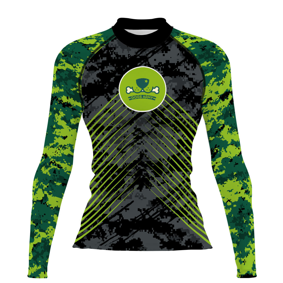 Dogs Army - Women's Surf UPF50+ Long Sleeve Rash Guard