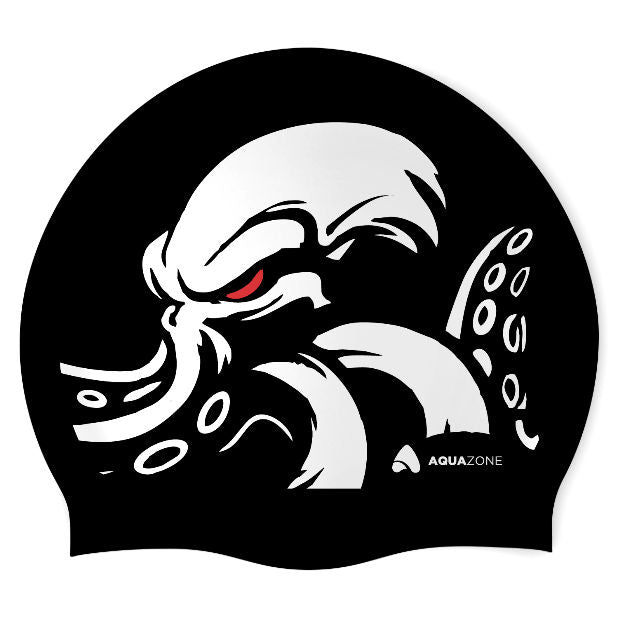 Krakens (BLK-02) - Classic Silicone Swimming Cap