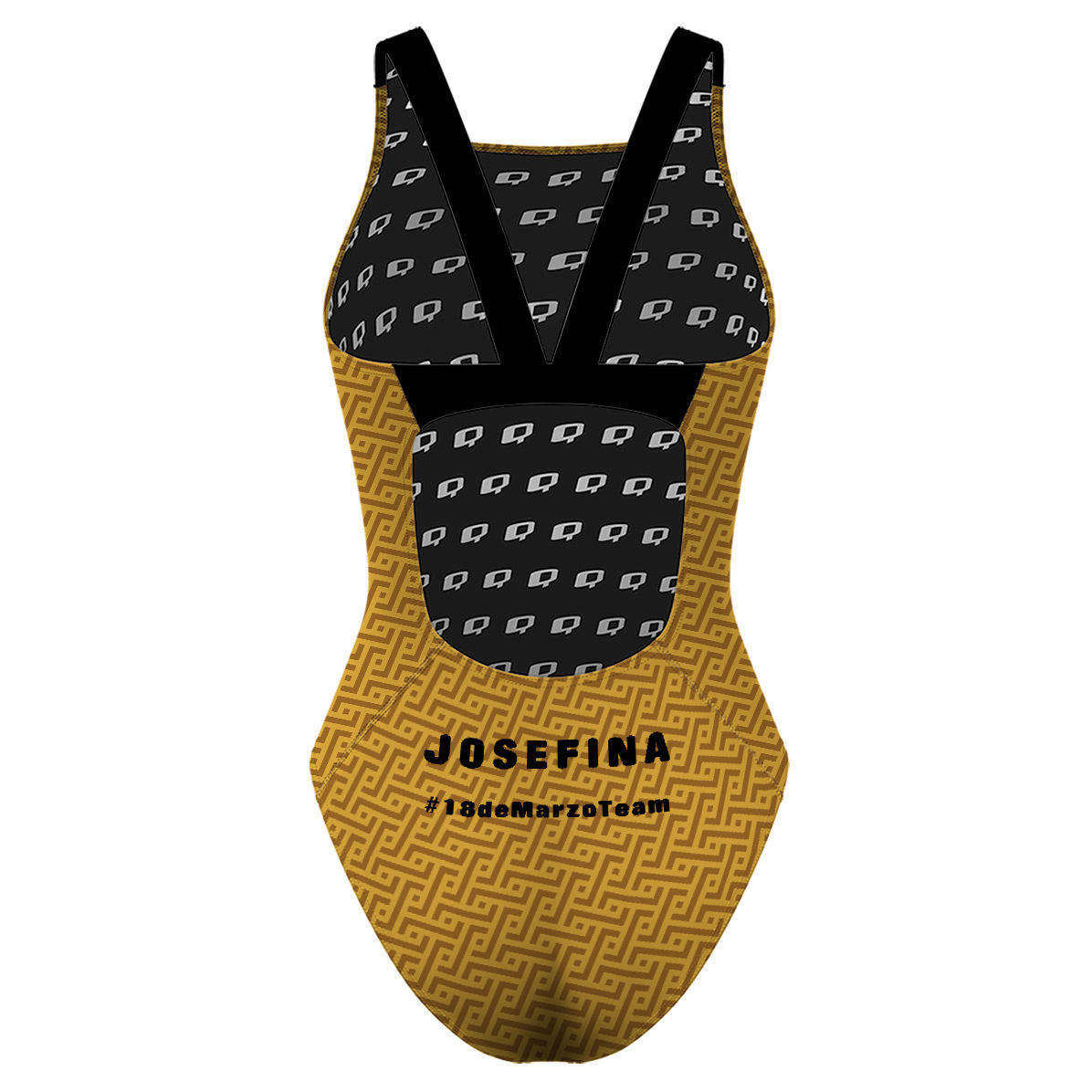 18 de Marzo - Dorado - Classic Strap Swimsuit