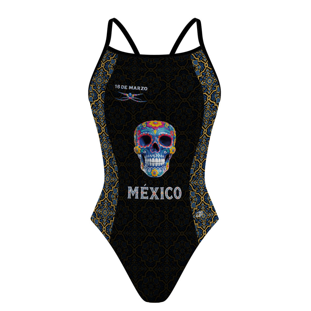 CALAVERA - Traje de Baño Sunback Tank