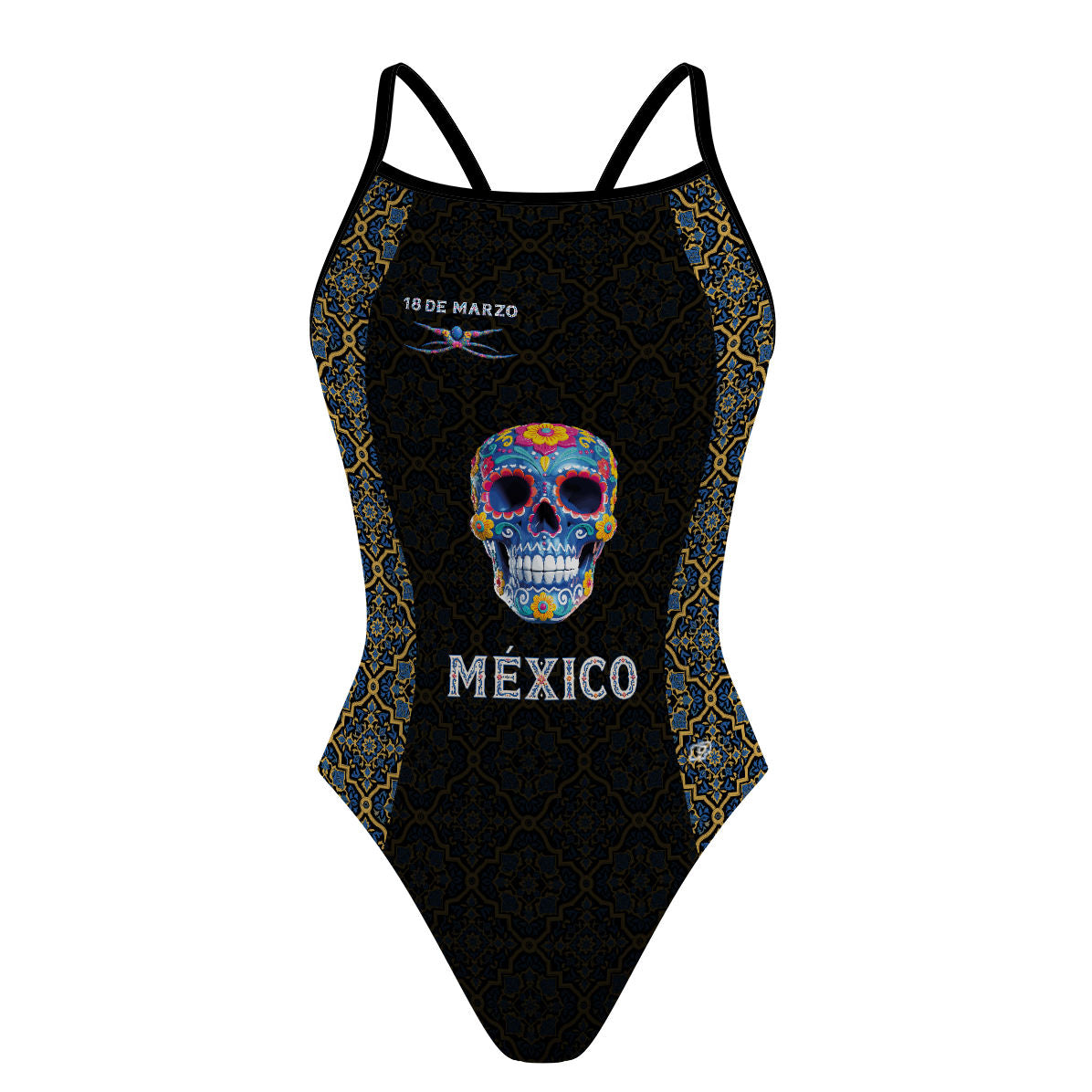 CALAVERA - Traje de Baño Sunback Tank