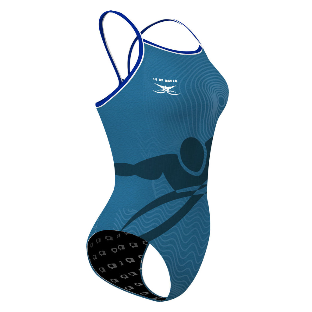 18 de Marzo Team - Skinny Strap Swimsuit