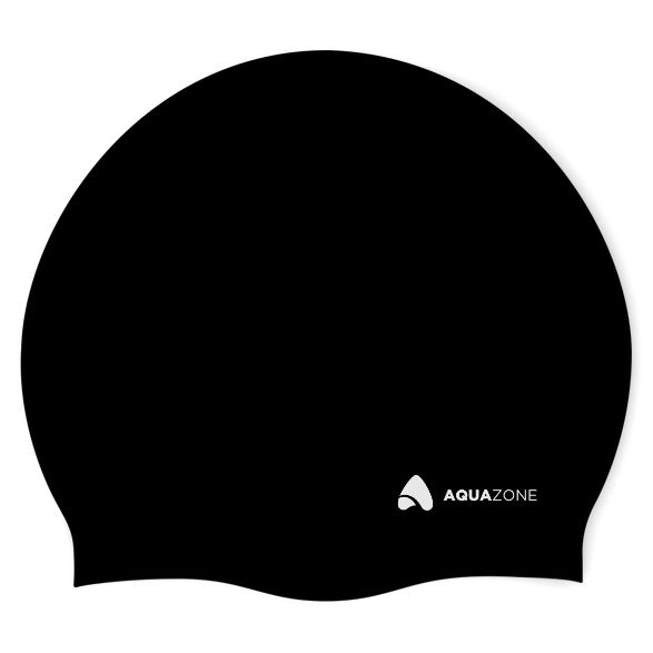 Gorra de Silicon Negra Aquazone - Silicone Swimming Cap