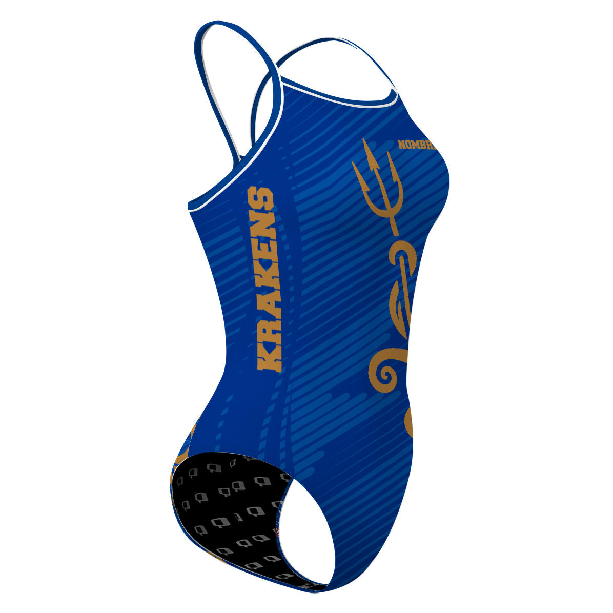 Krakens - Royal - Skinny Strap Swimsuit