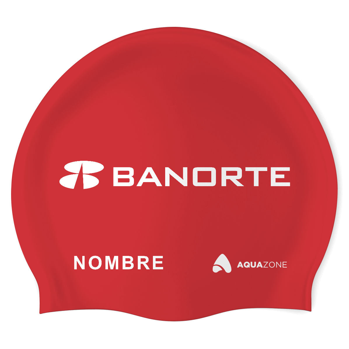 Banorte (RED-01-P) - Classic Silicone Swimming Cap