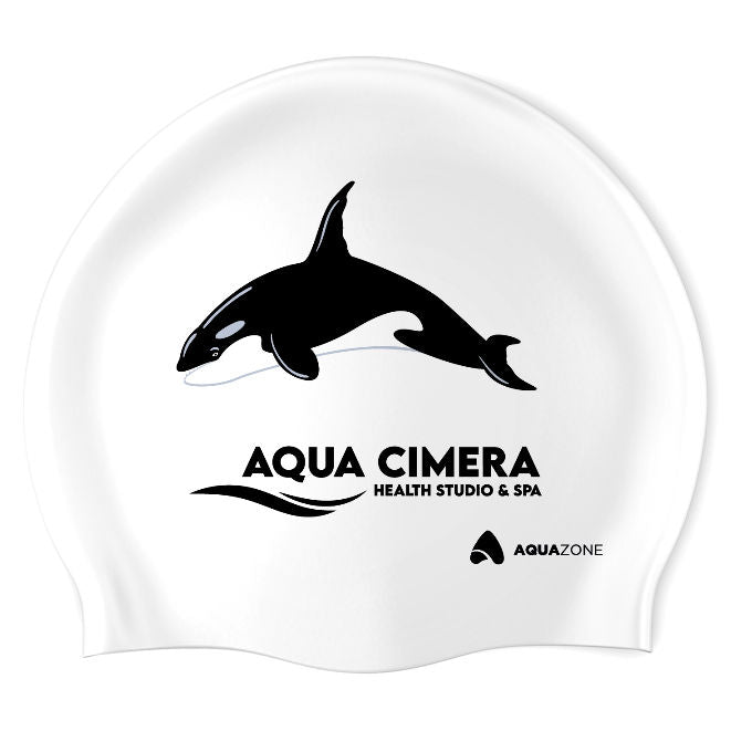 Orca - Aqua Cimera (WHT/02) - Classic Silicone Swimming Cap