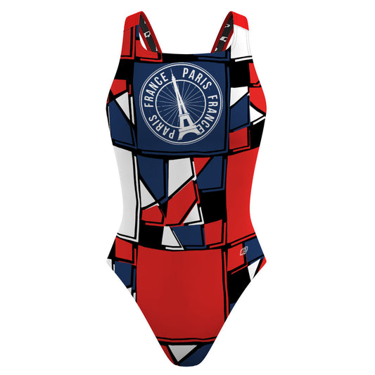 French Mosaic - Classic Strap Swimsuit