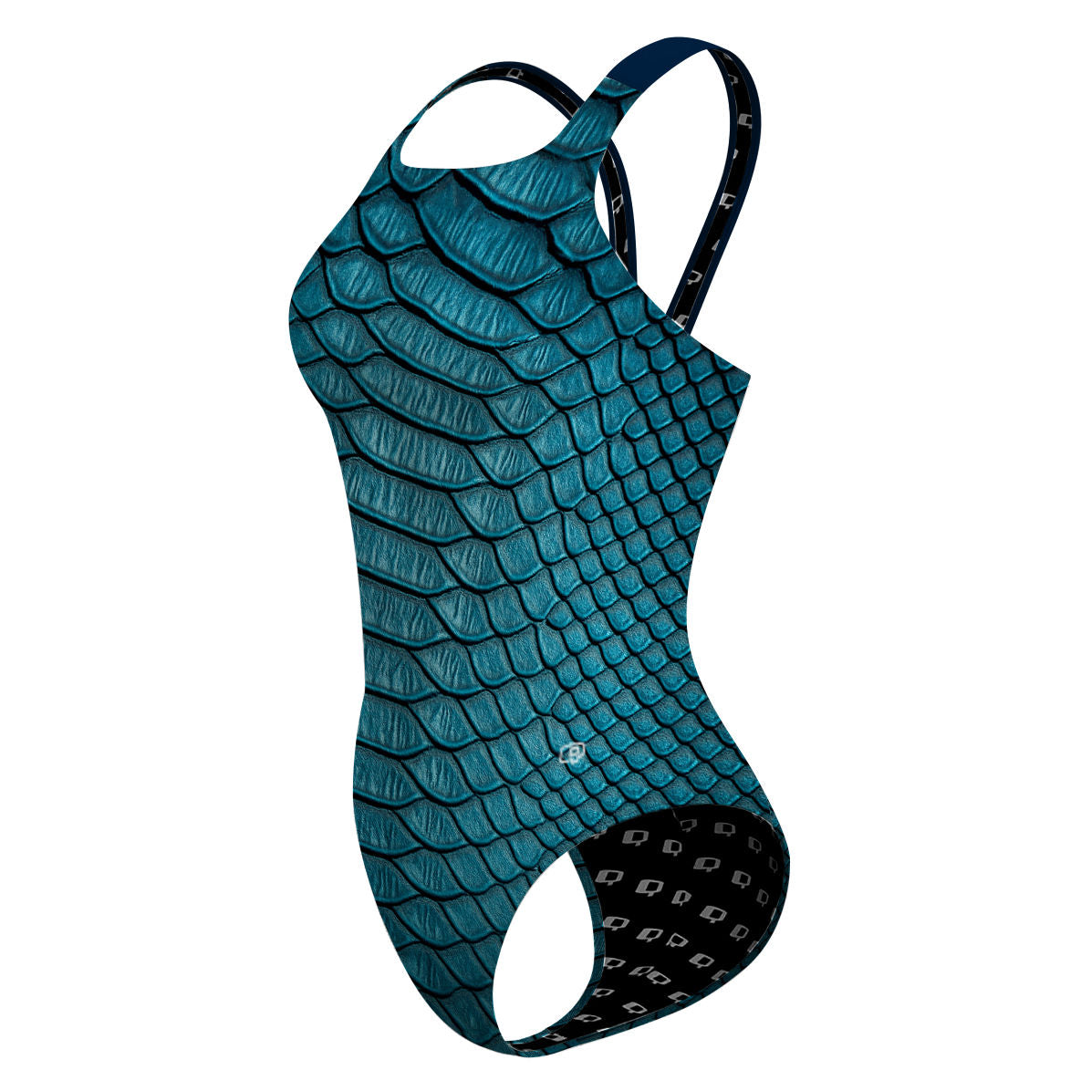 Blue snake - Classic Strap Swimsuit