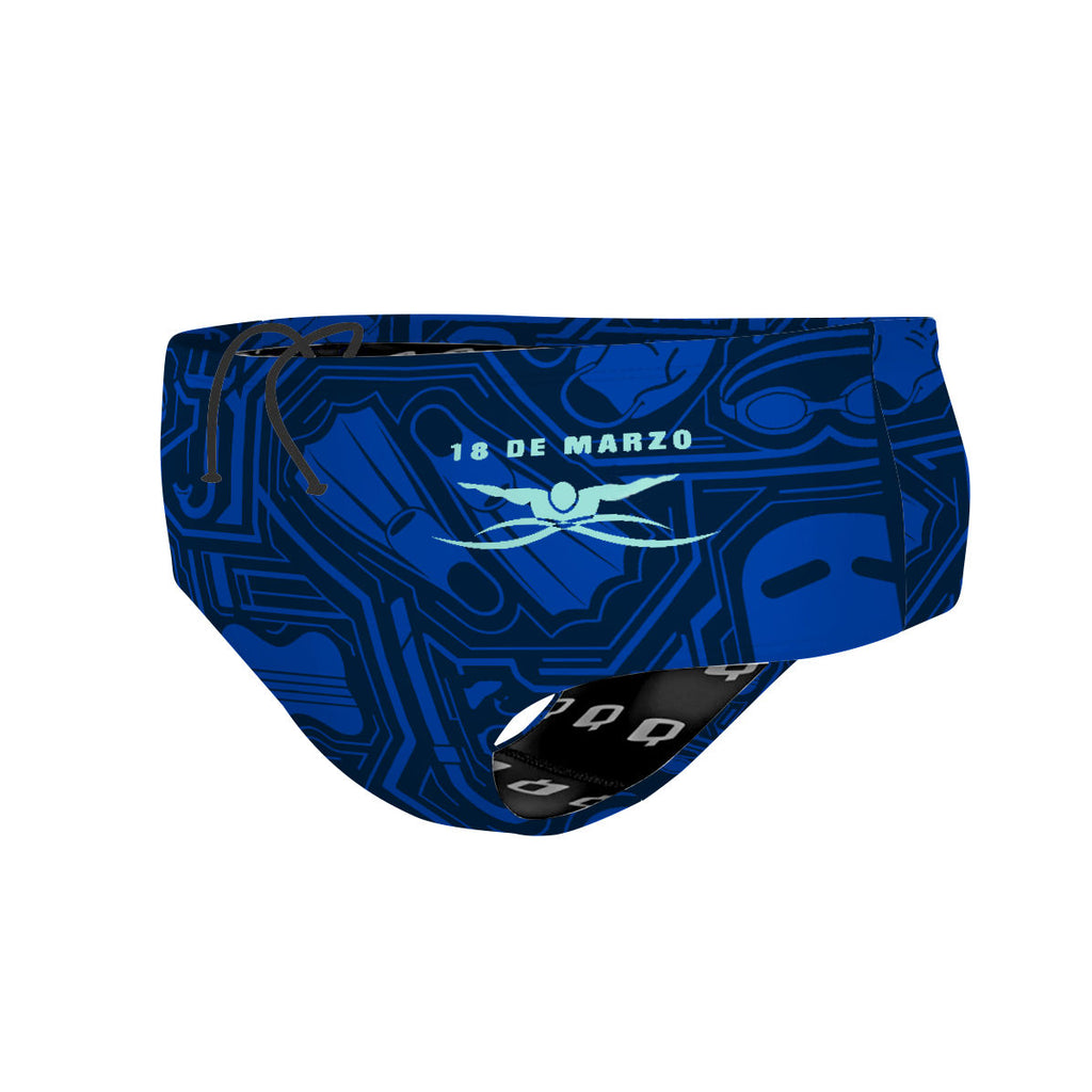 18 de Marzo - Azul - Classic Brief Swimsuit