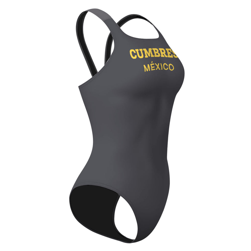 Cumbres México 26 - PMS 432 C / PMS 121 C- Traje de Baño Classic Strap