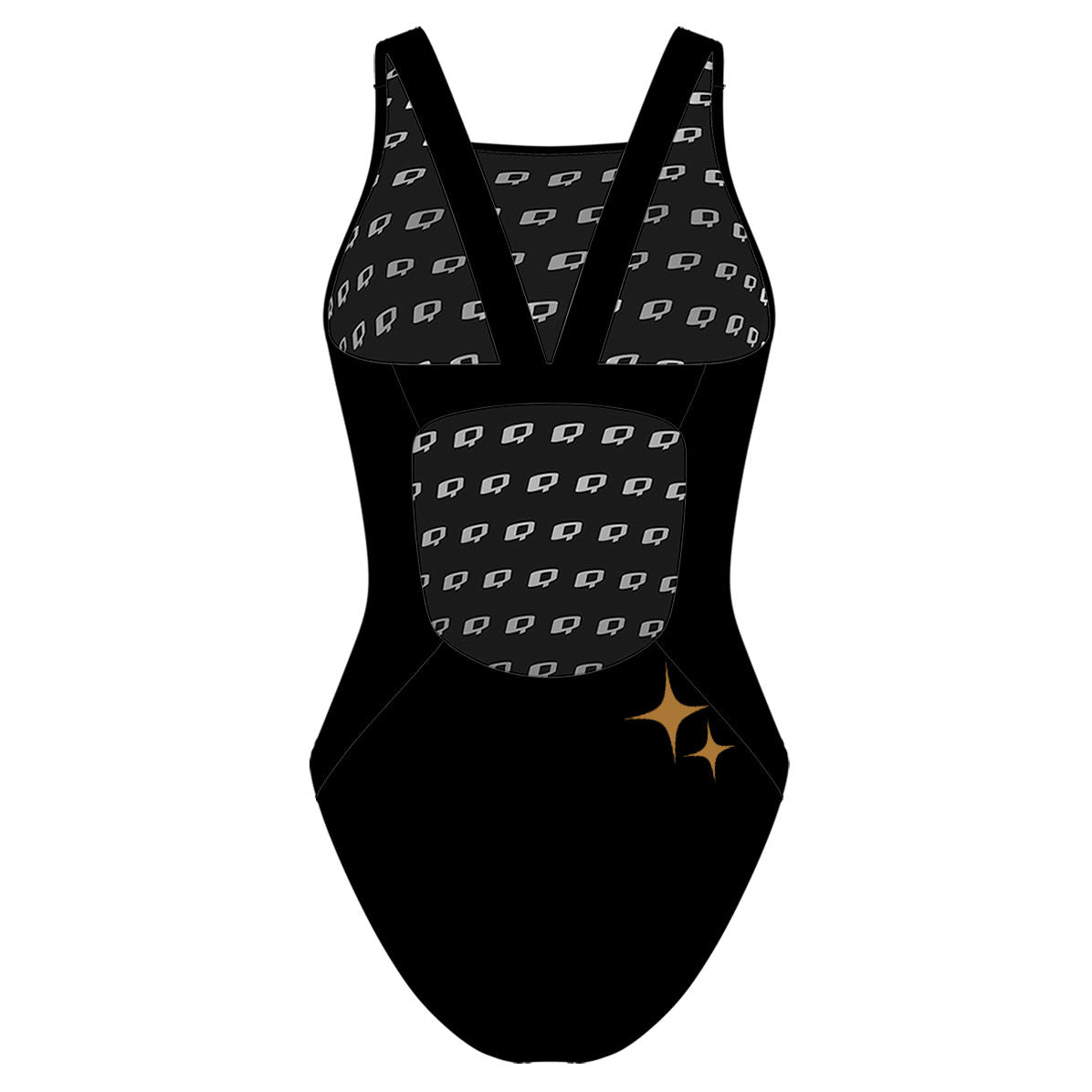 Queens - Classic Strap Swimsuit