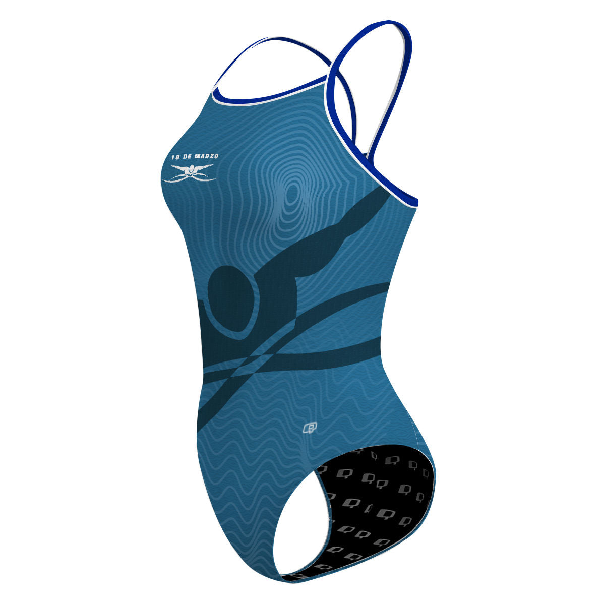 18 de Marzo Team - Skinny Strap Swimsuit