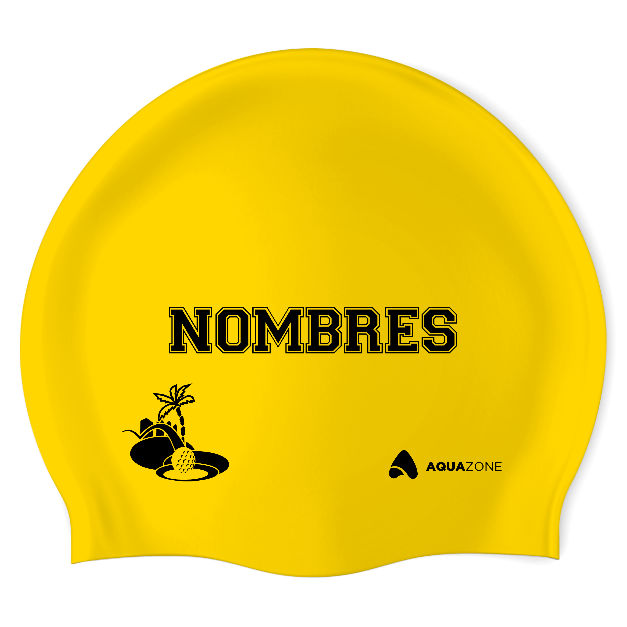 Country Club Delicias (YEL/04/P) - Gorra Redonda de Silicón para Natación