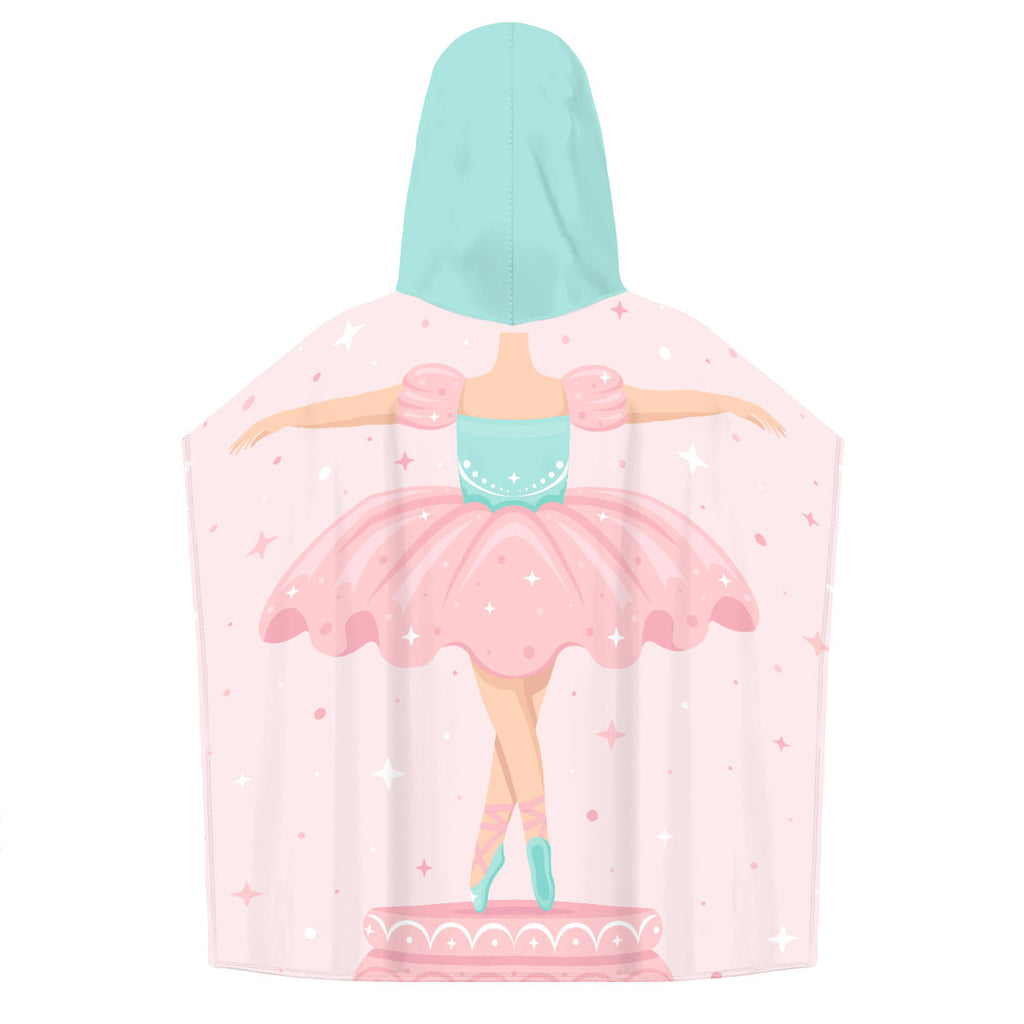 Bailarina - Personalized Kids Poncho Beach and Pool Towel