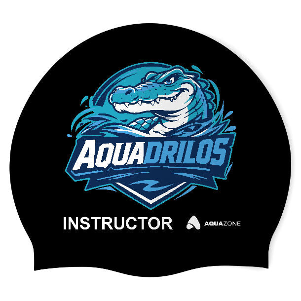 Aquadrilos (BLK/04) - Wrinkle-Free Silicone Swimming Cap
