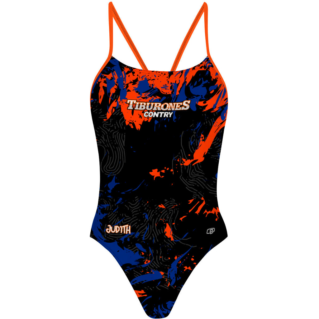 Tiburones Contry - "Y" Back Swimsuit