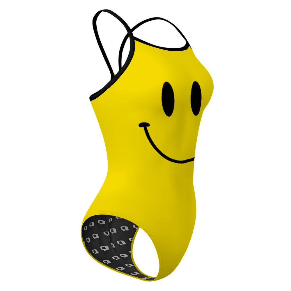 Smiley - Skinny Strap Swimsuit