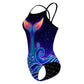 Enchanted Seas - Skinny Strap Swimsuit