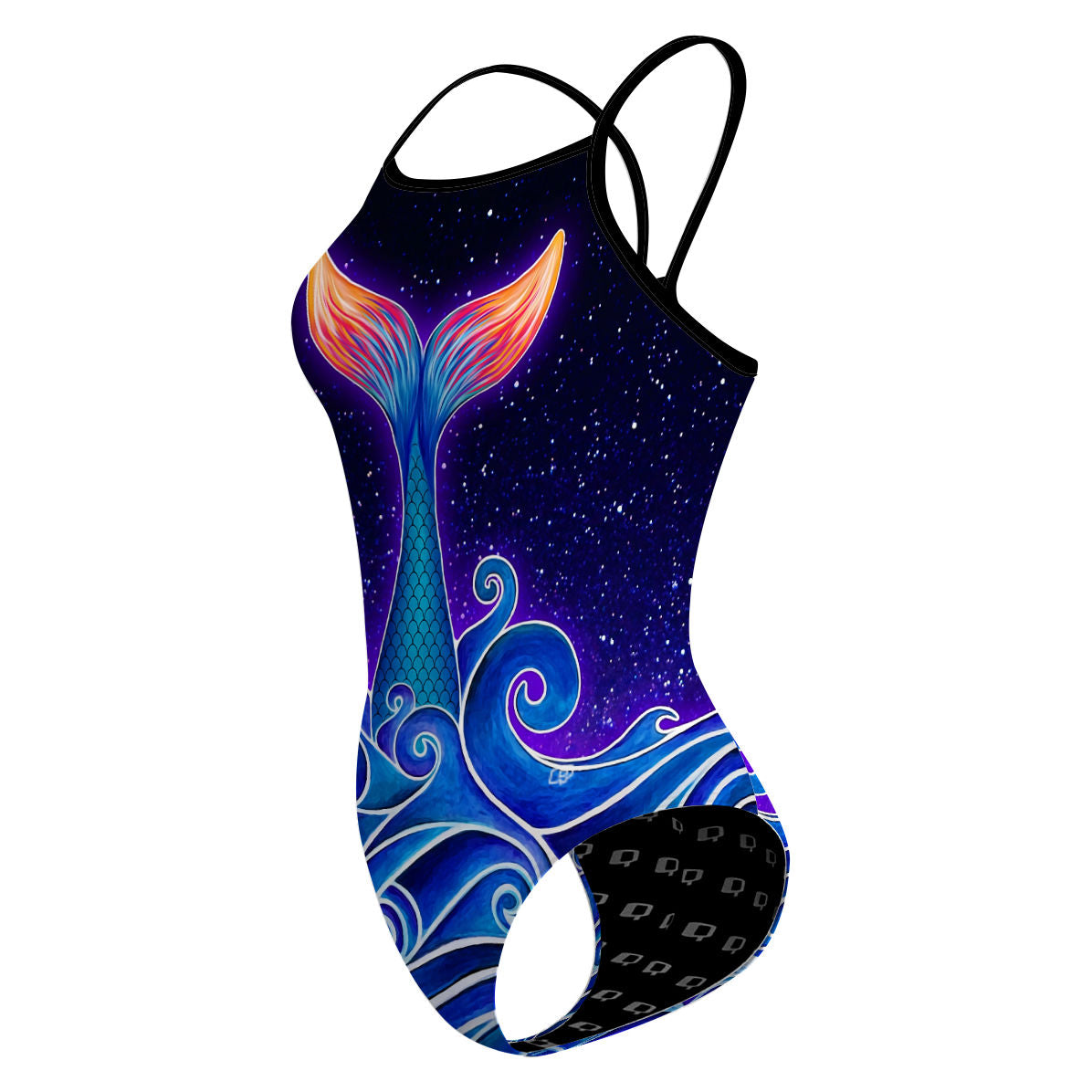 Enchanted Seas - Skinny Strap Swimsuit