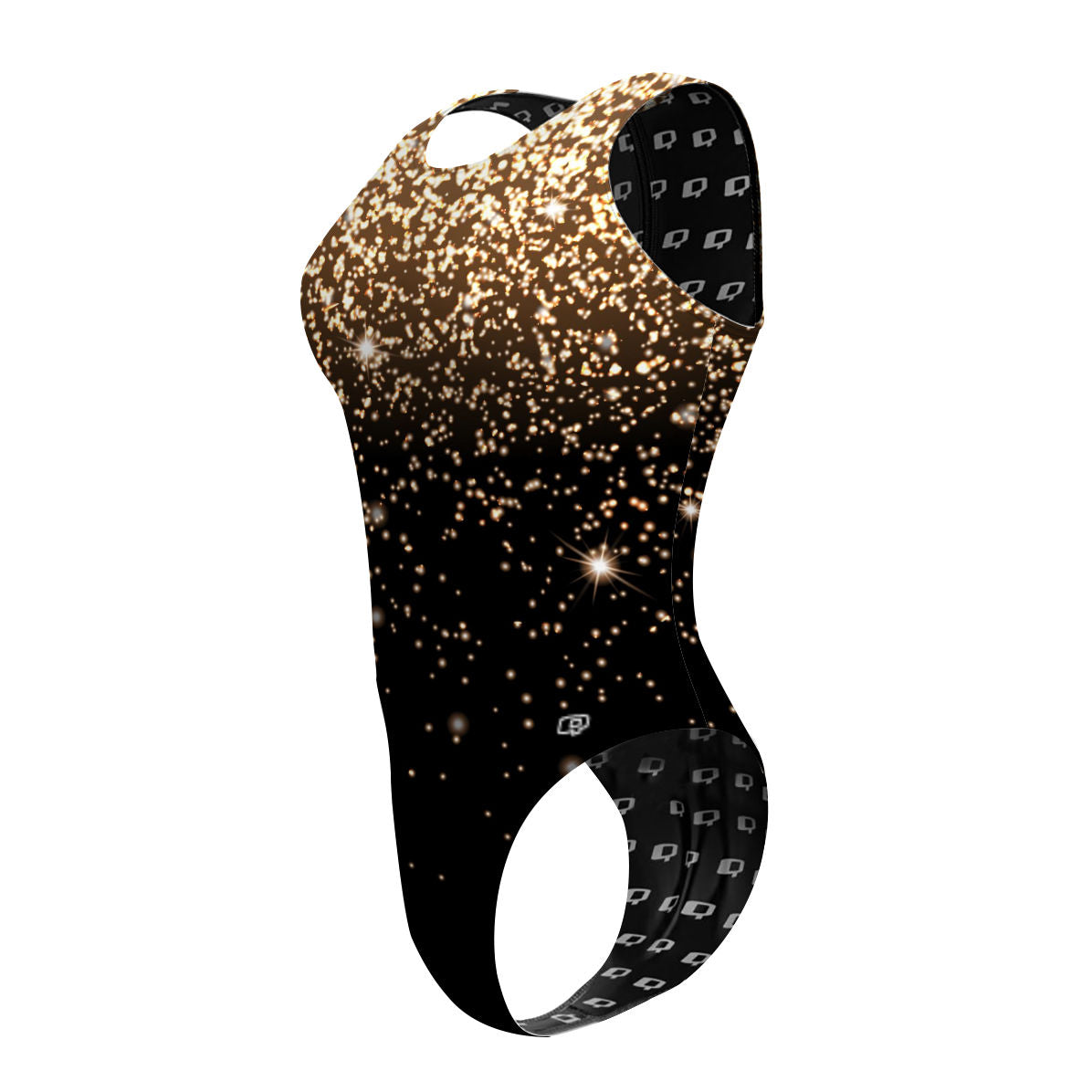 All that Glitters - Women's Waterpolo Swimsuit Cheeky Cut