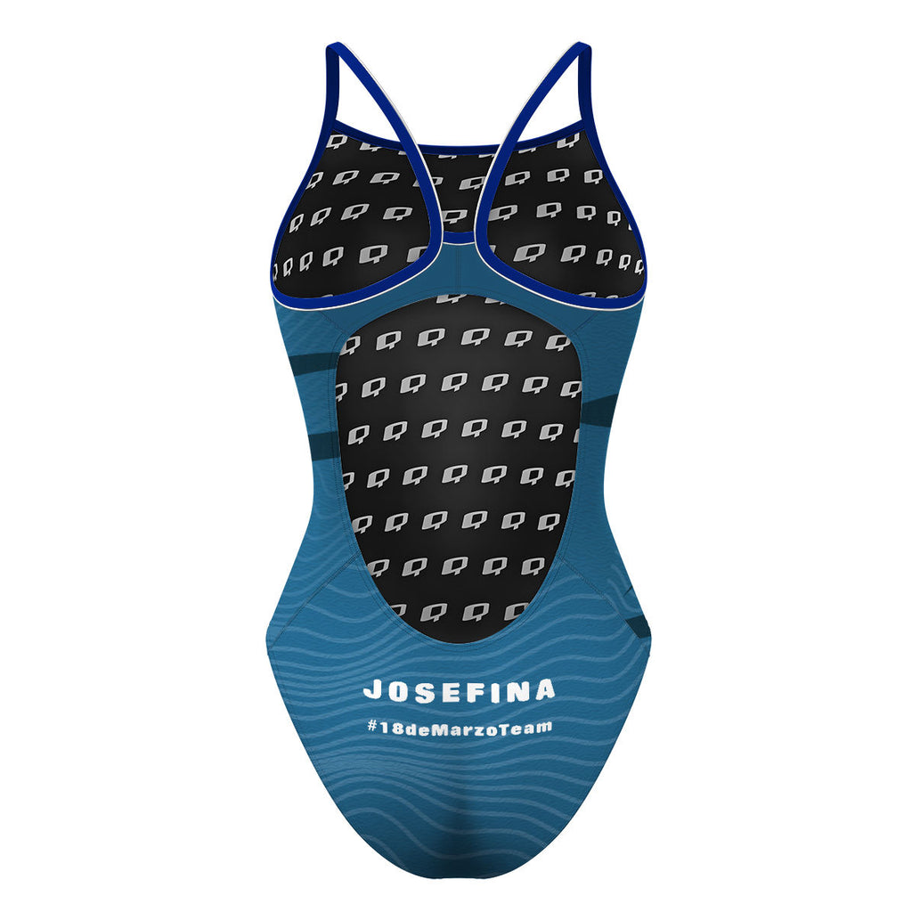 18 de Marzo Team - Skinny Strap Swimsuit