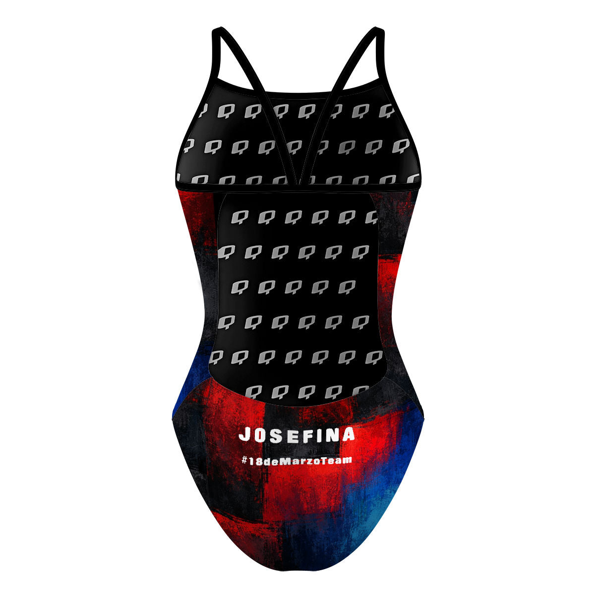 18 de Marzo V26 - Oscuro - Sunback Tank Swimsuit