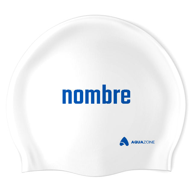 Cuicacalli (WHT/03/P) - Gorra Redonda de Silicón para Natación
