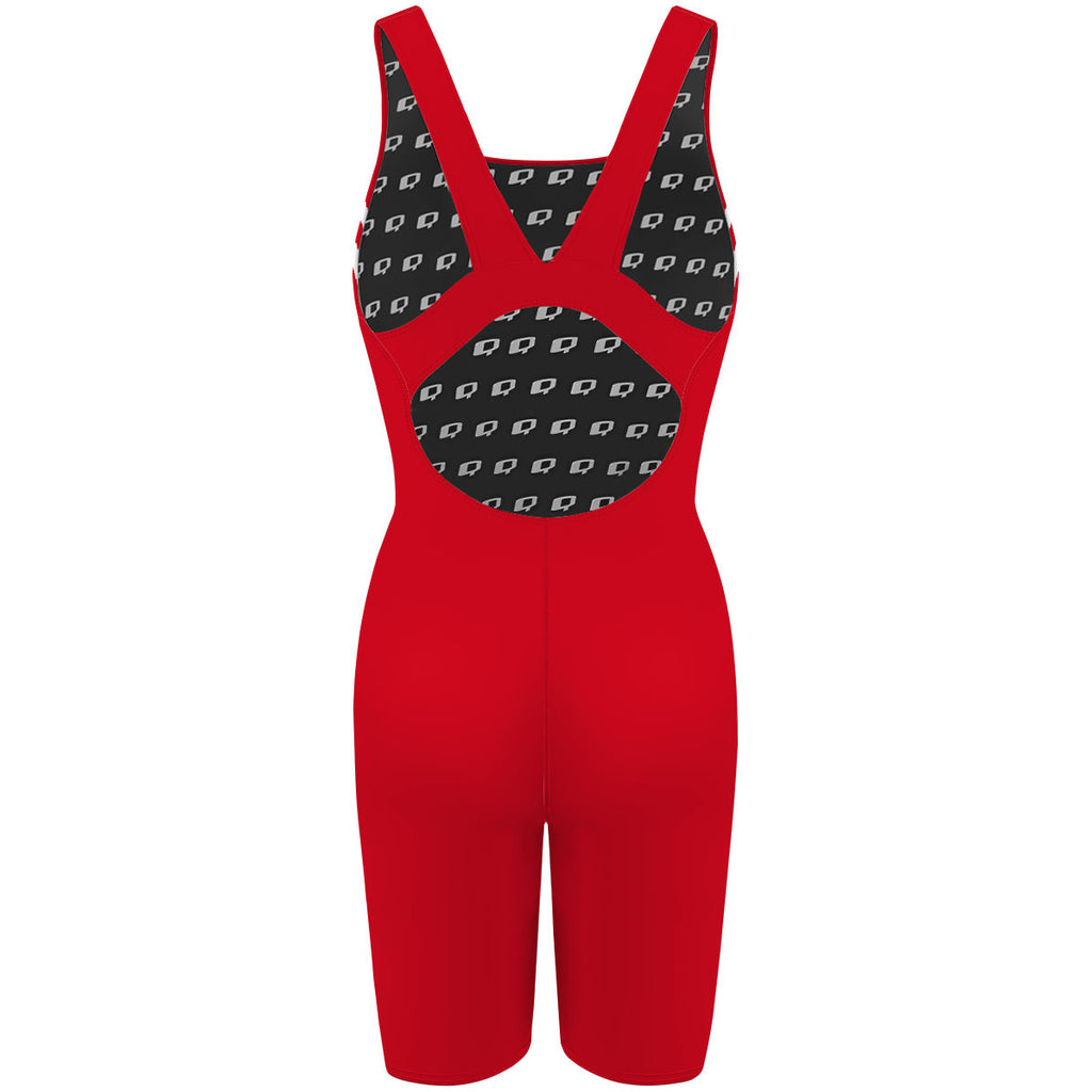 CDCH - AZ Side Binding - Solid Classic Strap Long Knee Women Jammer