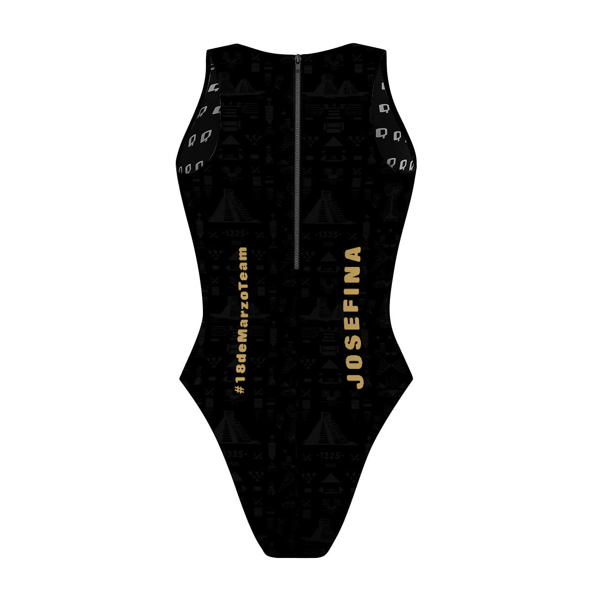 18 de marzo team - Women's Waterpolo Swimsuit Cheeky Cut