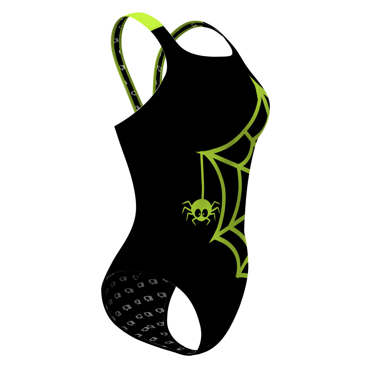 Neon Web - Classic Strap Swimsuit