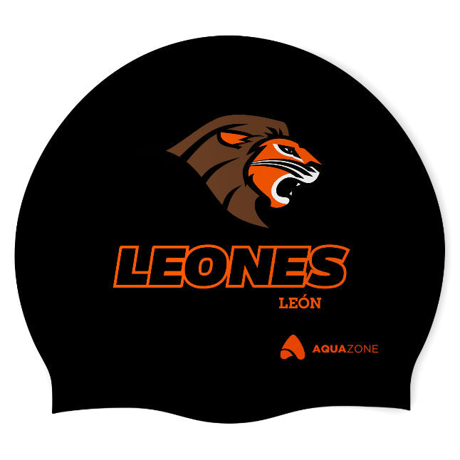 Anáhuac León (BLK/04) V1 - Classic Silicone Swimming Cap