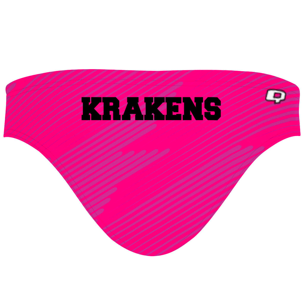 Krakens - Hot Pink - Bandeau Bikini Bottom