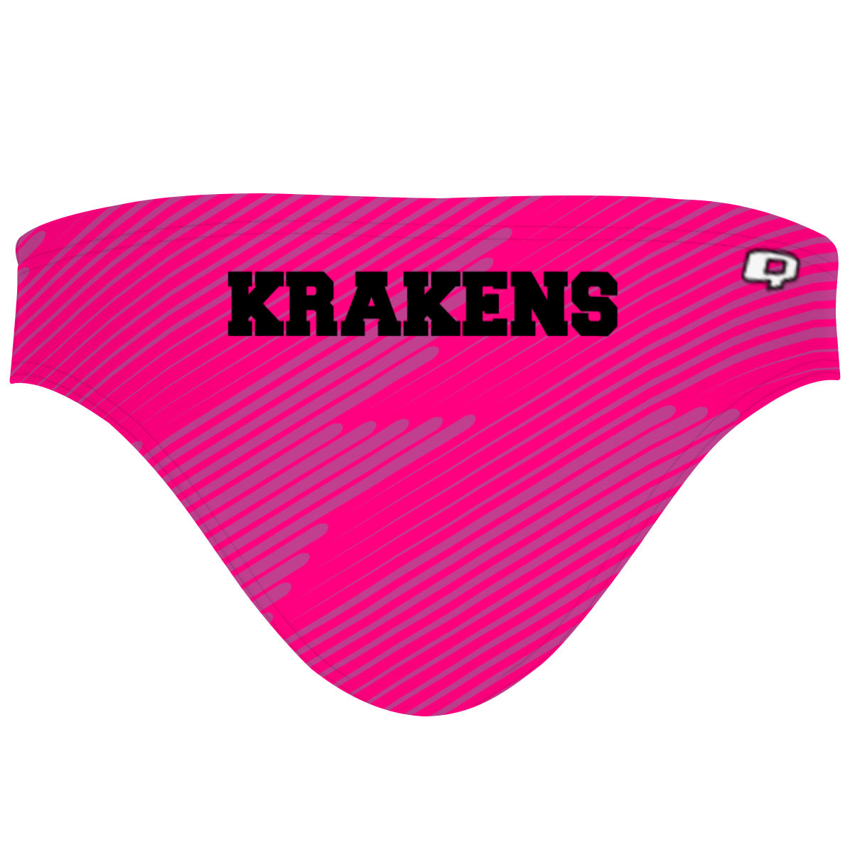 Krakens - Hot Pink - Bandeau Bikini Bottom