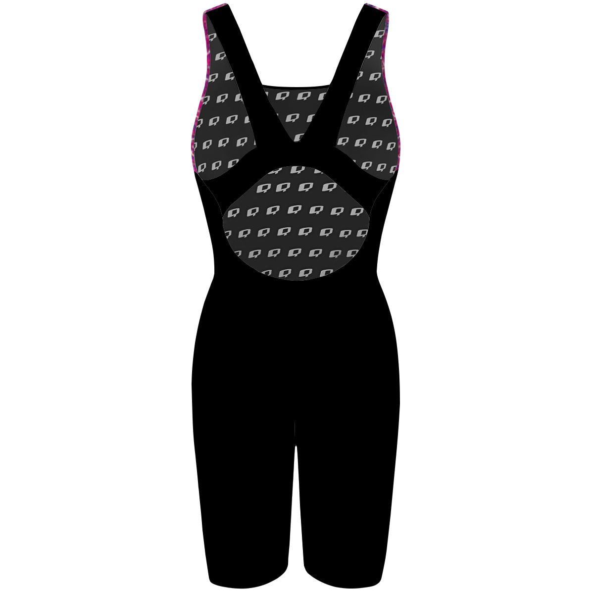 Mermaid Scales - Costados semi-sublimado - Classic Strap Long Knee Women Jammer