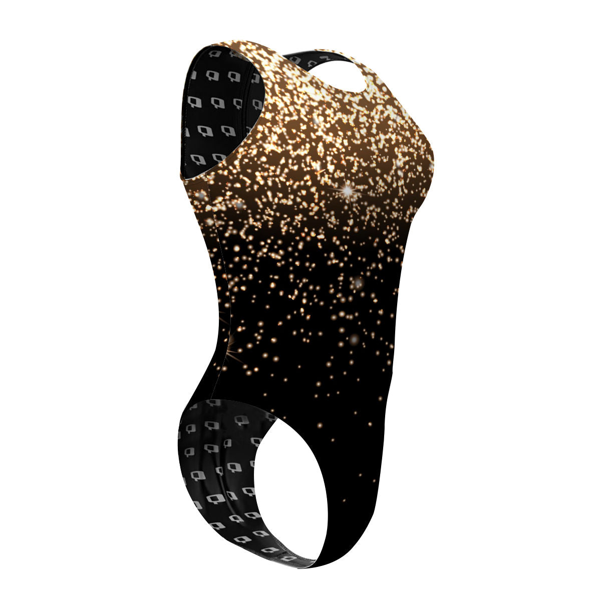 All that Glitters - Women's Waterpolo Swimsuit Cheeky Cut