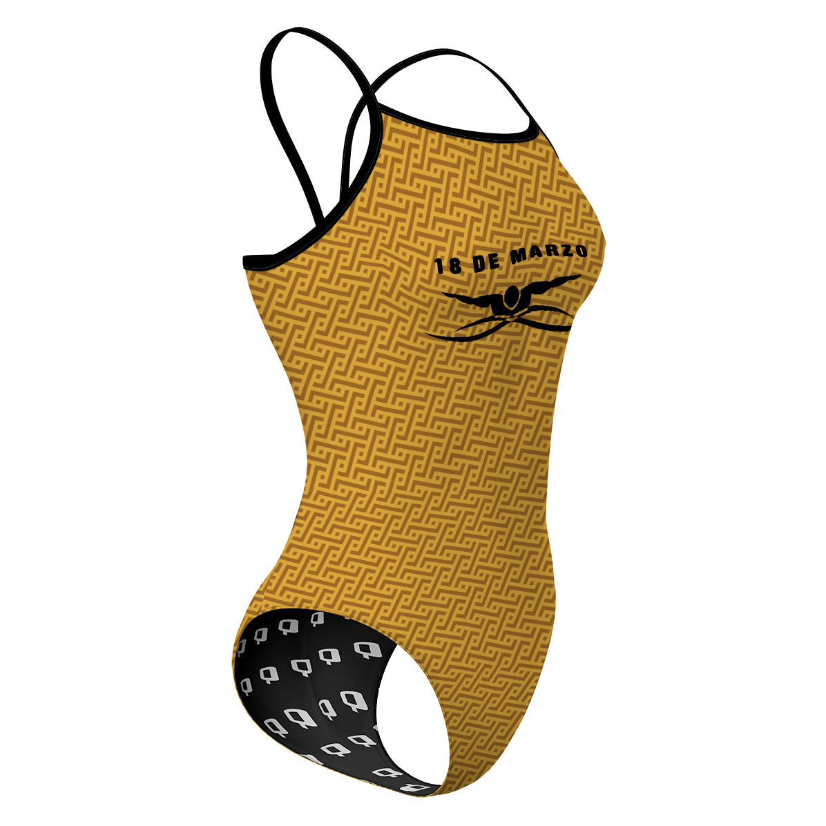 18 de Marzo - Dorado - Sunback Tank Swimsuit