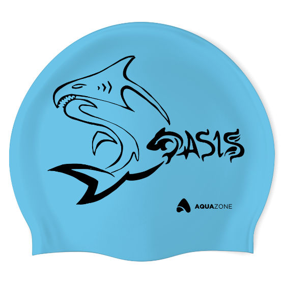 Oasis (LBL/01/P) - Wrinkle-Free Silicone Swimming Cap