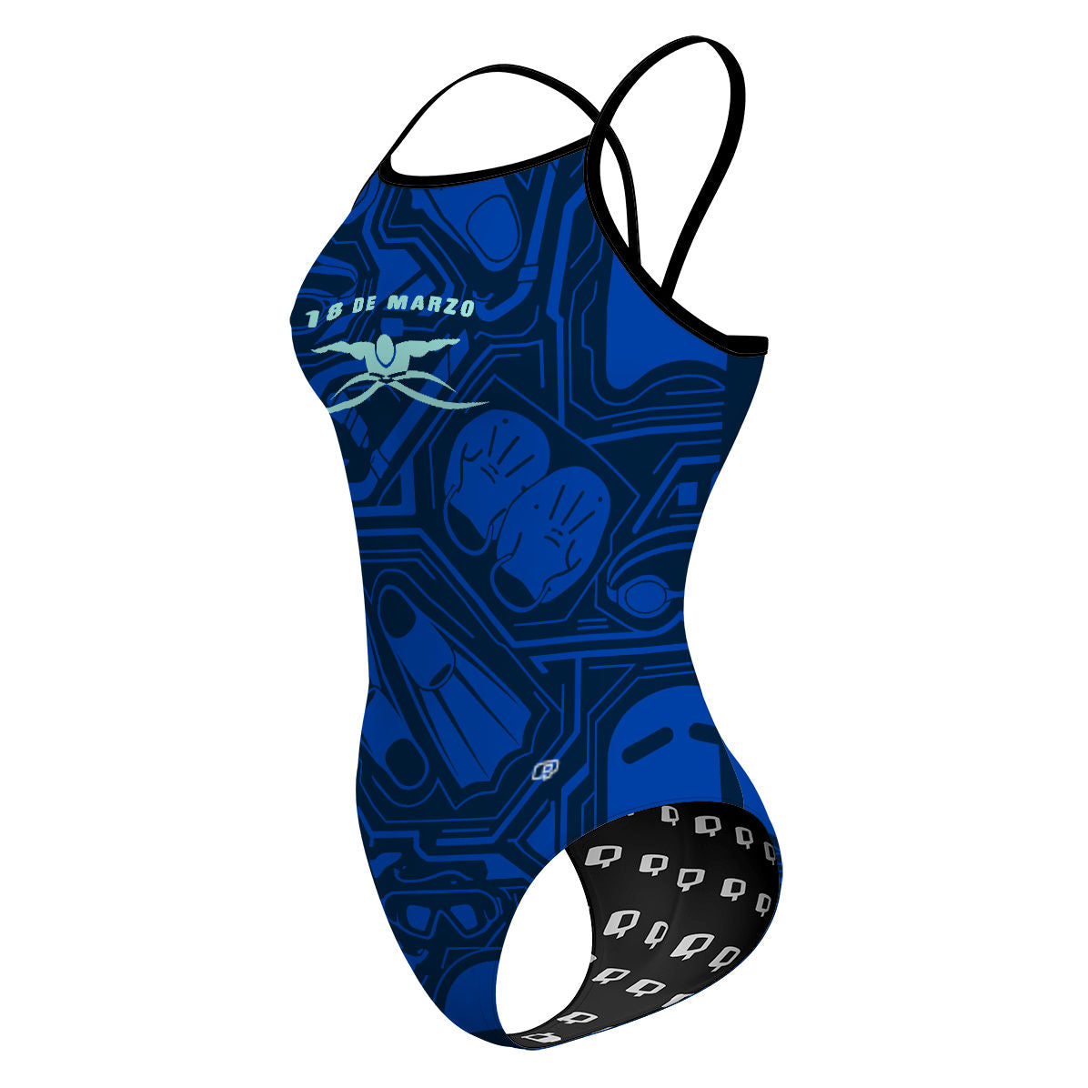 18 de Marzo - Azul - Sunback Tank Swimsuit