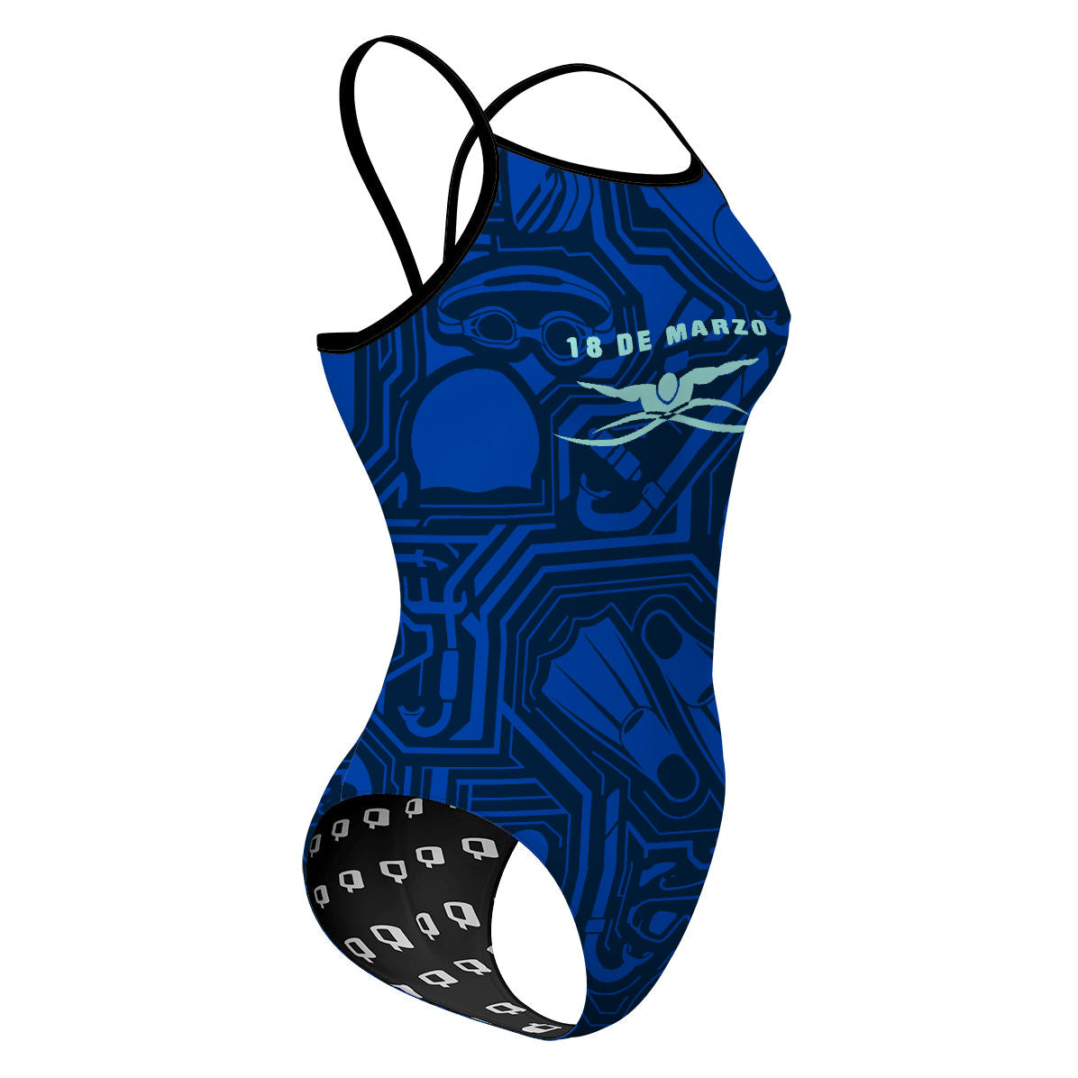 18 de Marzo - Azul - Sunback Tank Swimsuit