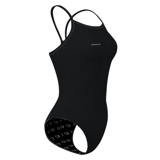 ACUATICA ANIMAS - Solid Skinny Strap Swimsuit - PERSONALIZED