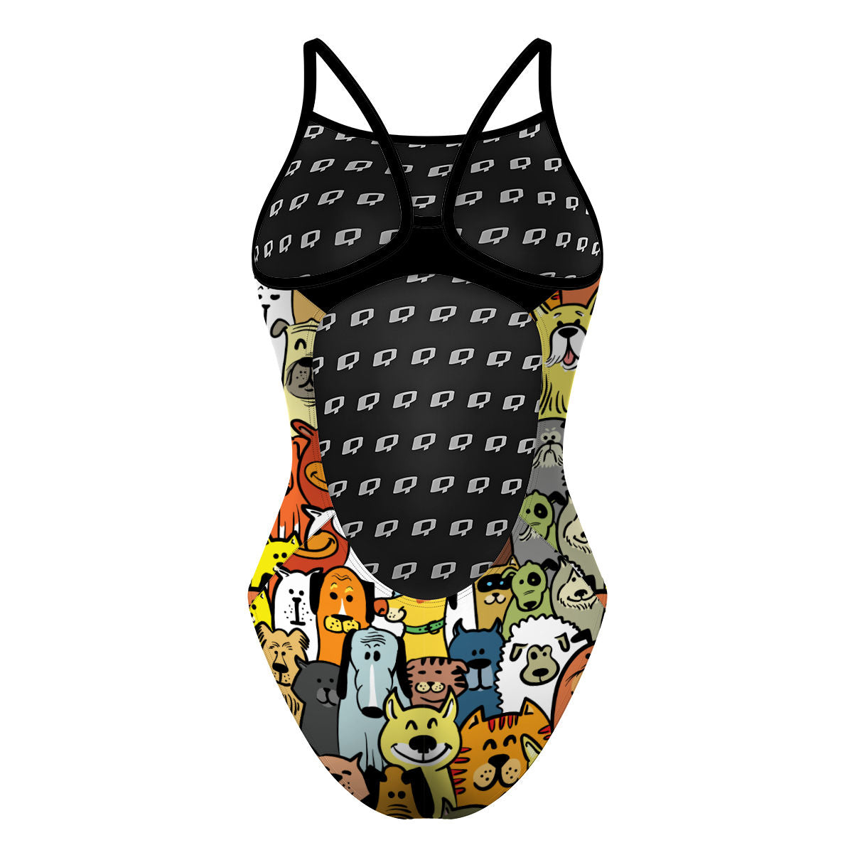 Doggie - Skinny Strap Swimsuit