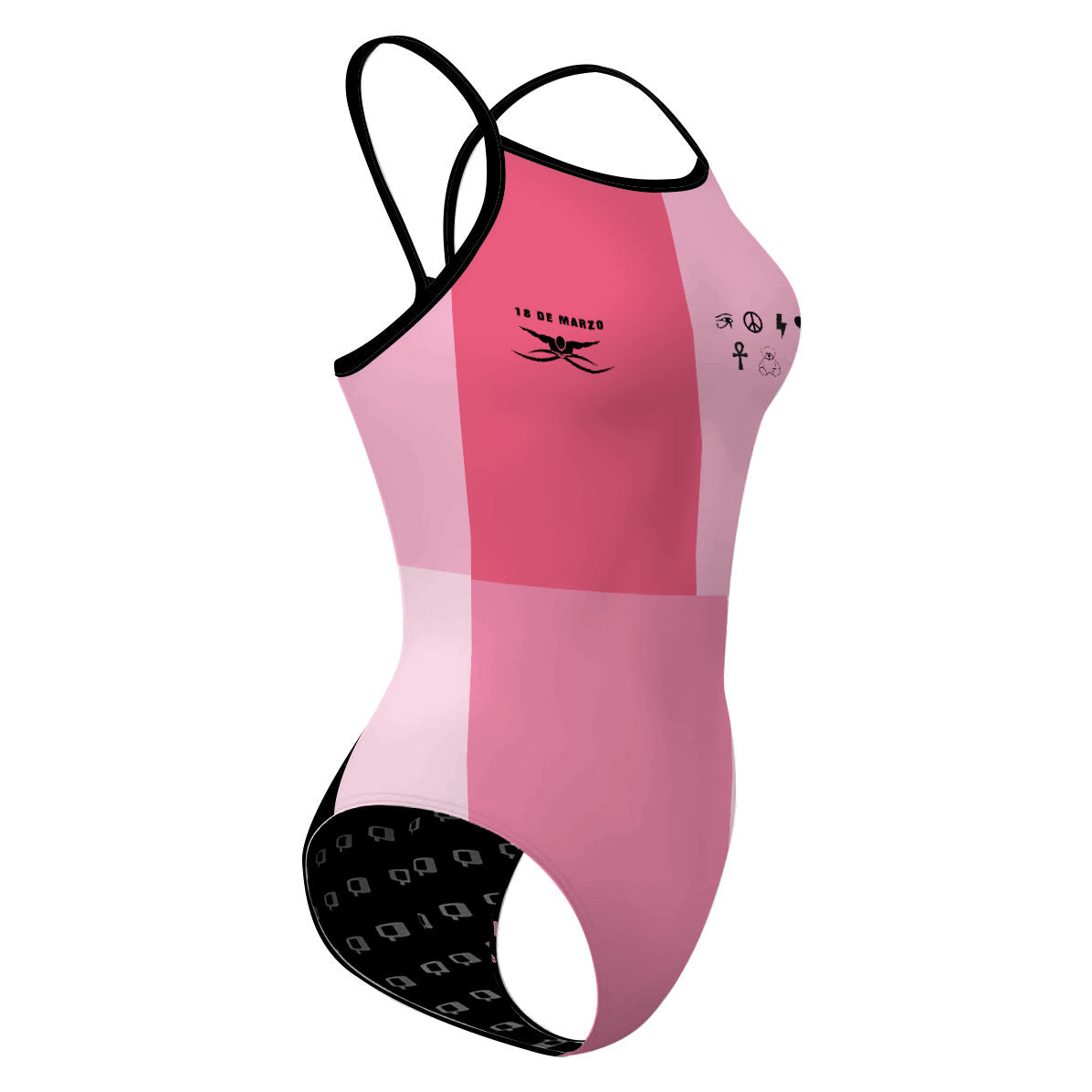 18 de Marzo - Rosa - Skinny Strap Swimsuit